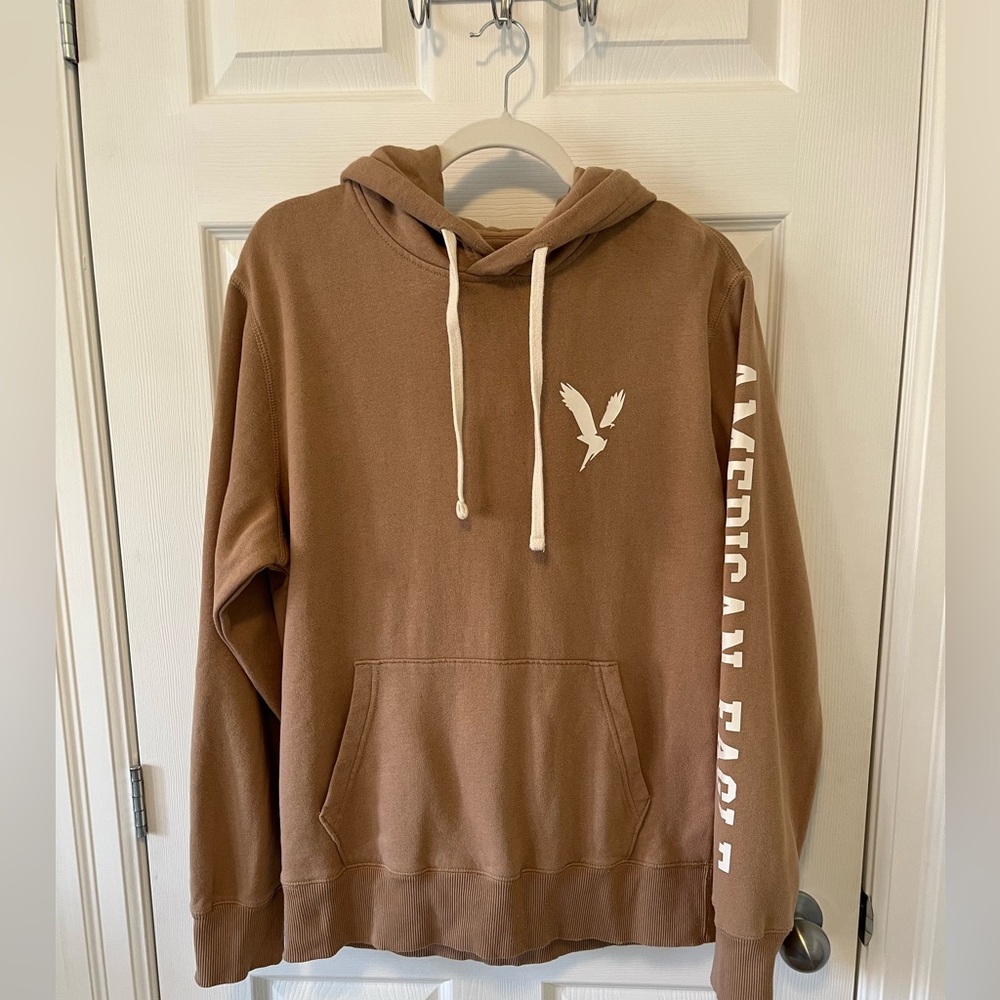 American Eagle Outfitters Tan Hoodie for Men -M
